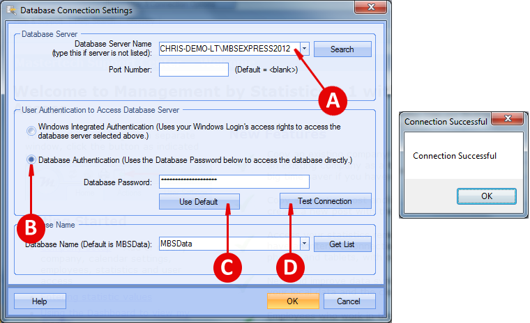 database authentication